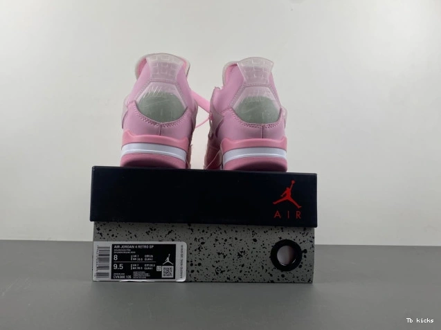 Cheap TBK X 4 OFF-WHITE PINK JORDAN 0712
